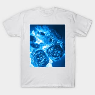 Cyanotype Photography Blue Roses Alternative Process T-Shirt